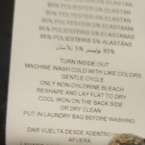 Ace By Aimee Blue Satin Sleeveless Top Size: MEDIUM - NWT - Picture 9 of 9